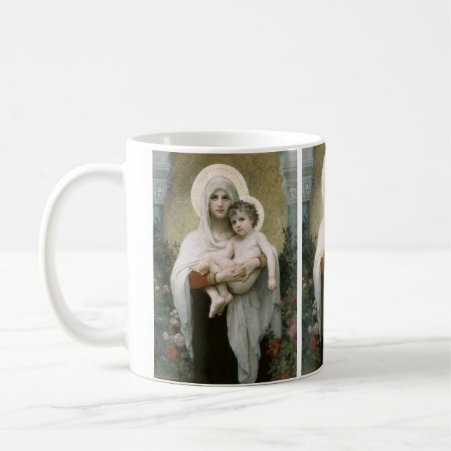 Mug Madone des Roses par William-Adolphe Bouguereau (Gauche)
