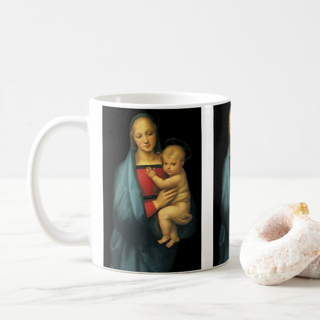 Mug Madonna And Child, Madonna del Granduca par Raphae (Avec donut)