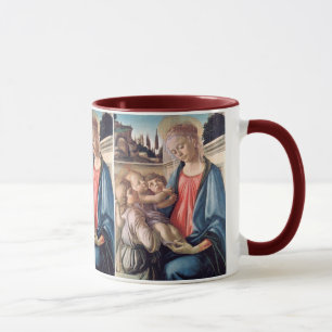 Mug Madonna & Enfant Deux Anges Botticelli Art