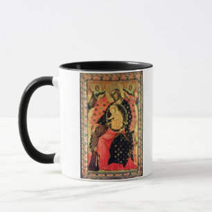 Mug Madonna et enfant couronnés avec deux personnes