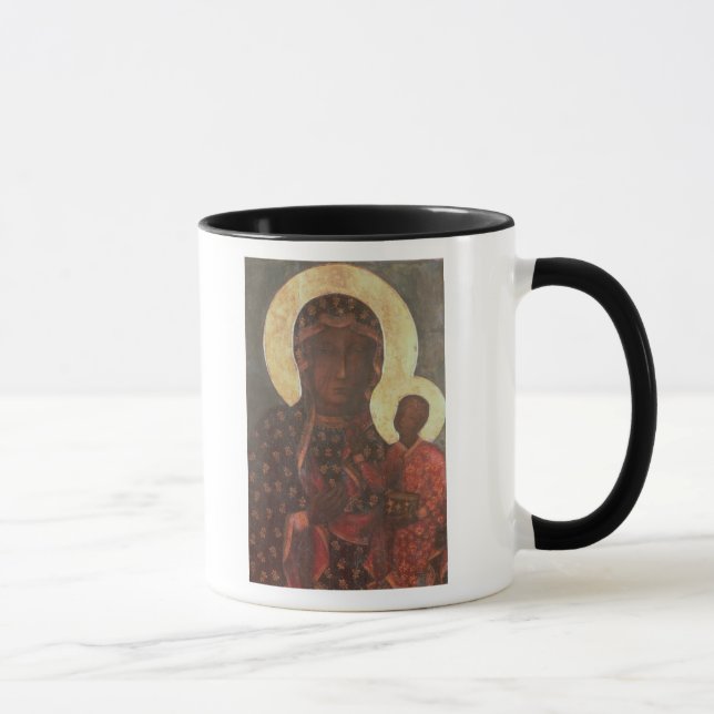 Mug Madonna noir de Jasna Gora (Droite)