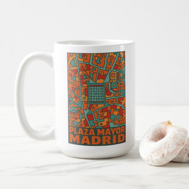 Mug Madrid Plaza Mayor (Avec donut)