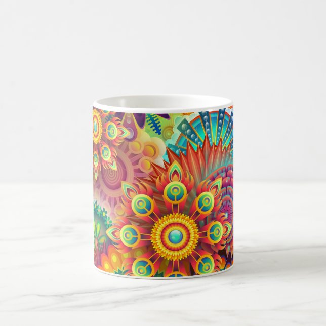 Mug Mag de café Mandala coloré (Centre)