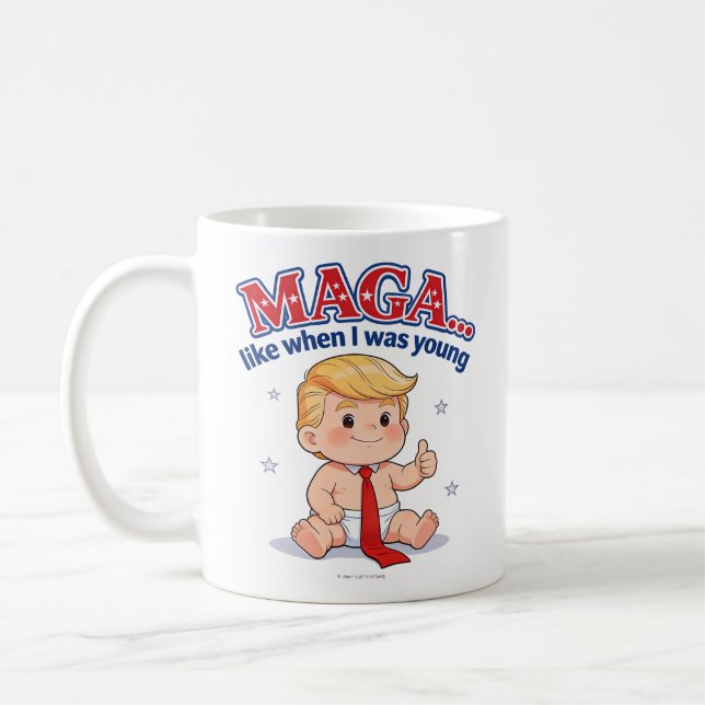 Mug MAGA … comme quand j'étais jeune -  (Gauche)