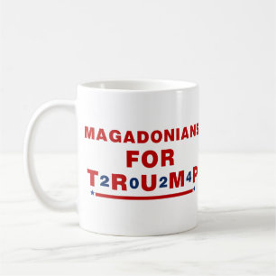 Mug Magadoniens pour Trump 2024 Red Blue Star