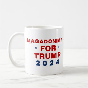 Mug Magadoniens pour Trump 2024 Rouge bleu