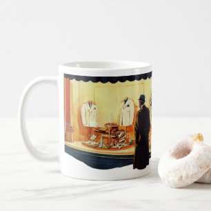 Mug Magasin de détail vintage pour entreprise, Man Win