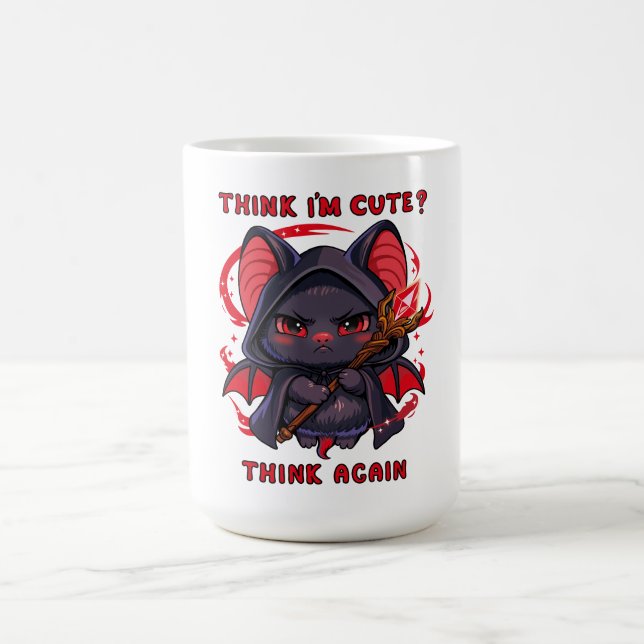 Mug Mage Chauve-Souris Mignon Drôle  (Centre)