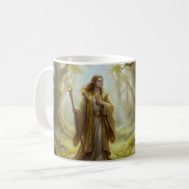 Mug Mage de la forêt mystique Fantastique (Devant gauche)