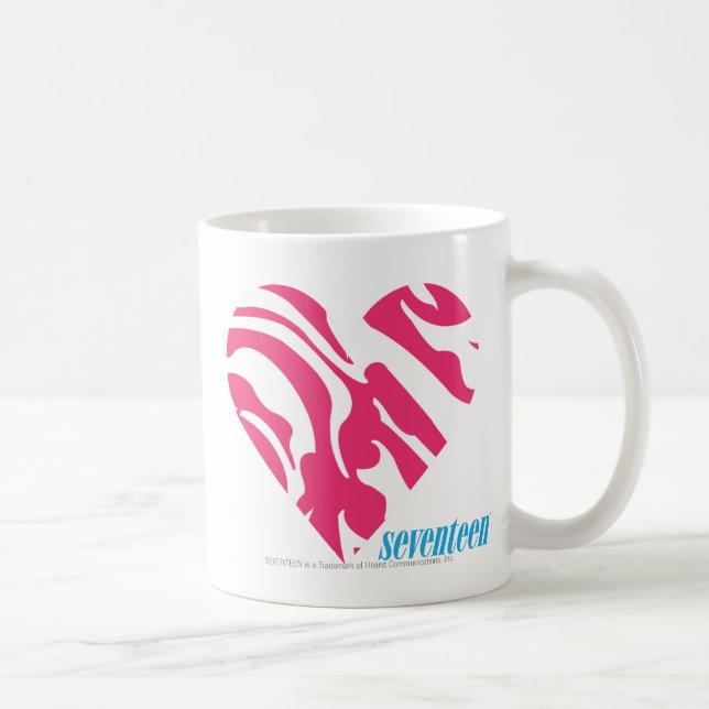 Mug Magenta 2 de zèbre (Droite)
