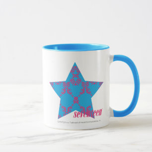 Mug Magenta-Aqua 2 de damassé