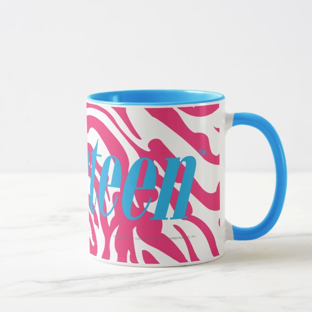 Mug Magenta de zèbre (Droite)