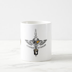 Mug Magic 101e division aéroportée Crâne flamboyant