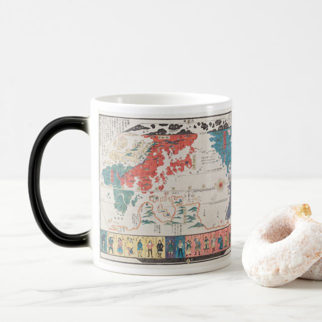 Mug Magic 1890 vintages Dans Le Monde (Avec donut)