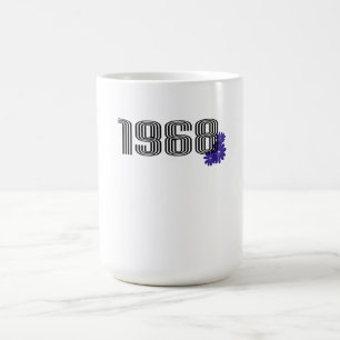 Mug Magic 1968 Hippie Panneau de Paix Puissance de la fleur