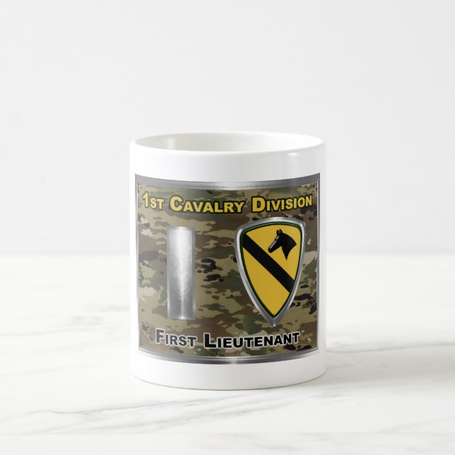 Mug Magic 1re division de cavalerie Premier lieutenant (Centre)