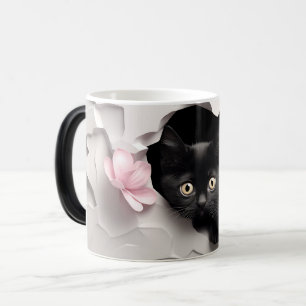Mug Magic 3D Black cat