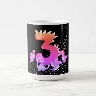 Mug Magic 3rd Birthday. Dinosaur Design. My third birthday. 