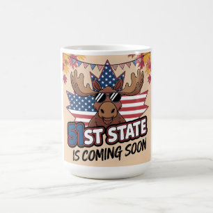 Mug Magic 51e État à venir Patriote Élan Drapeau USA