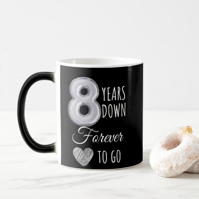 Mug Magic 8 Ans Plus Tard Pour Un Joyeux Anniversaire (Avec donut)