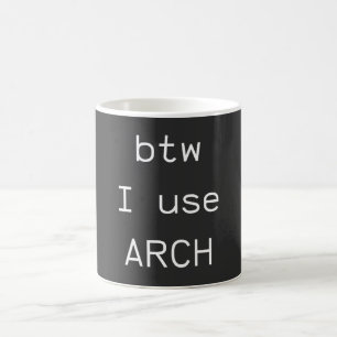 Mug Magic A propos... J'utilise Arch Linux