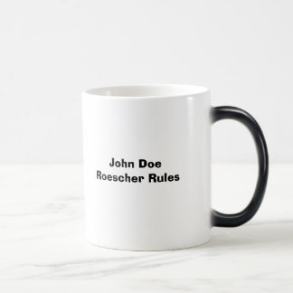 Mug Magic AAStamp1, règles de Roescher de daine de John