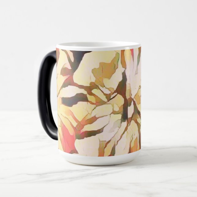 Mug Magic Abstrait Floral d'automne (Devant gauche)