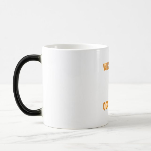 Mug Magic Accueil Halloween Accueil Octobre Anniversaire (Gauche)