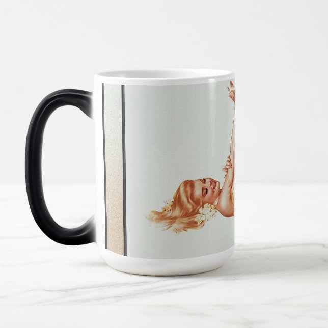 Mug Magic Admiration Pin-up Girl Art par Alberto Vargas (Gauche)