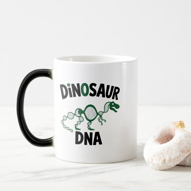Mug Magic ADN de dinosaure - Conception préhistorique généti (Avec donut)