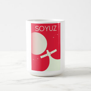Mug Magic Affiche d'art spatial Soyouz