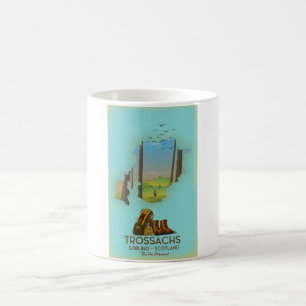 Mug Magic Affiche de randonnée Trossachs Stirling Écosse