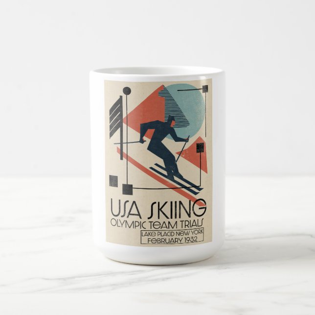 Mug Magic Affiche de ski USA (Centre)