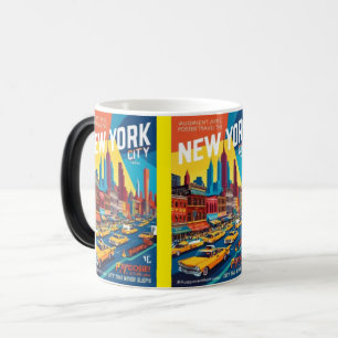Mug Magic Affiche de voyage AR 1960 New York