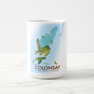 Mug Magic Affiche de voyage de Colonsay Inner Hebrides d'Éco