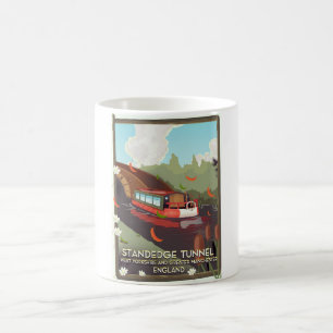 Mug Magic Affiche de voyage sur le tunnel de Standedge au Ro