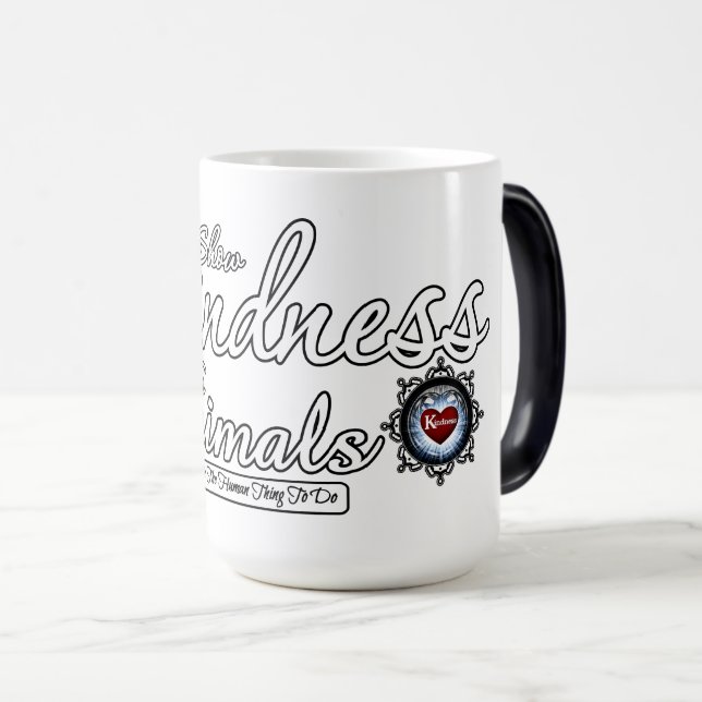 Mug Magic Afficher La Sincérité Aux Animaux (Devant droit)