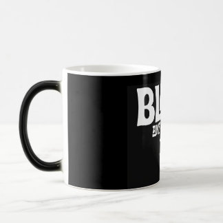 Mug Magic Affirmation de l'amour Temps -Noir sur Noir (Unise