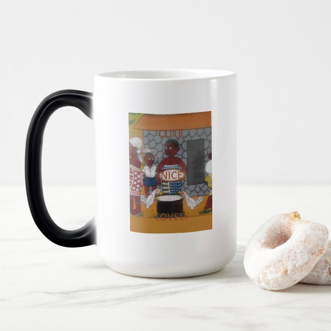 Mug Magic Africain traditionnel Homestead Lifestyle (Avec donut)