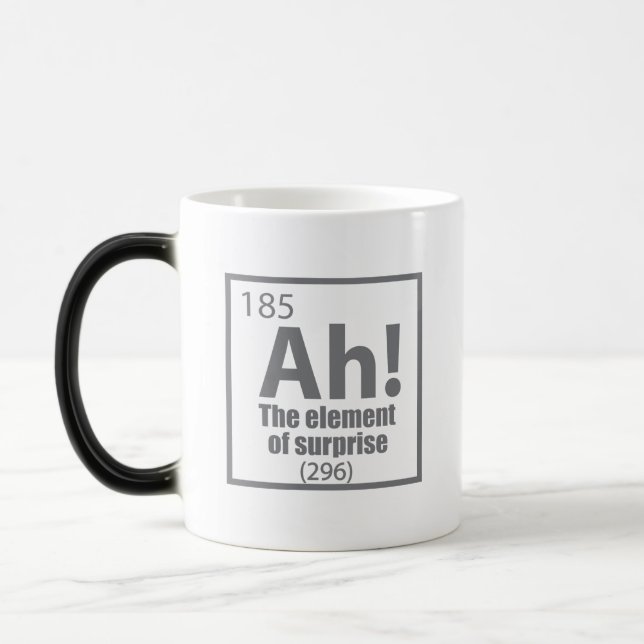 Mug Magic Ah ! L'élément de la plaisanterie de la chimie amu (Gauche)