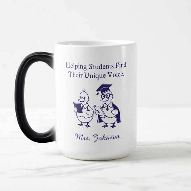 Mug Magic Aider les étudiants à trouver leur voix unique con (Gauche)