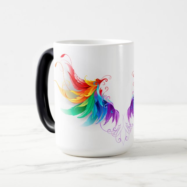 Mug Magic Ailes fluffy arc-en-ciel (Devant gauche)