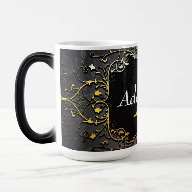 Mug Magic Ajouter votre nom et votre initiale (Gauche)