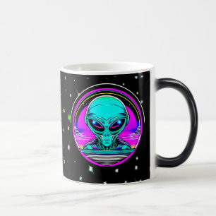 Mug Magic Alien extra-terrestre volant un OVNI