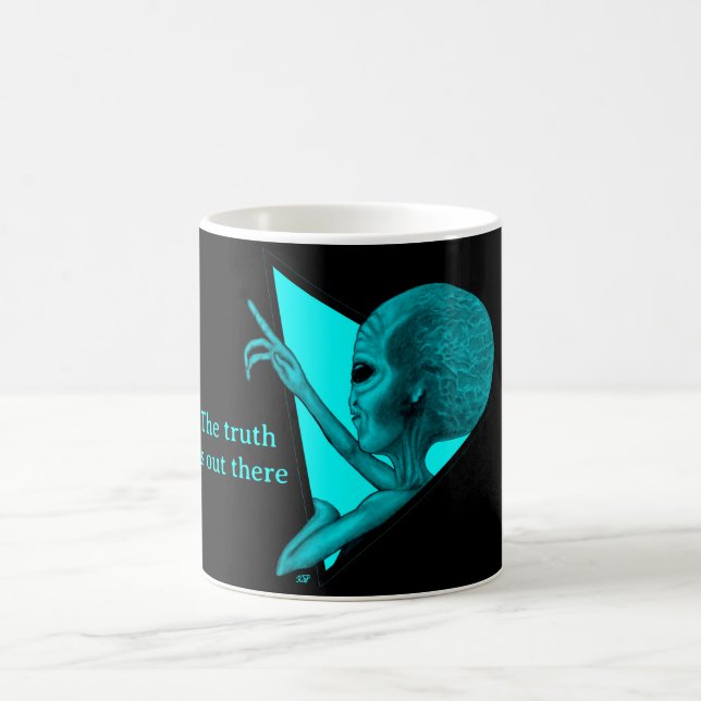 Mug Magic Alien gris, la vérité est là (Centre)