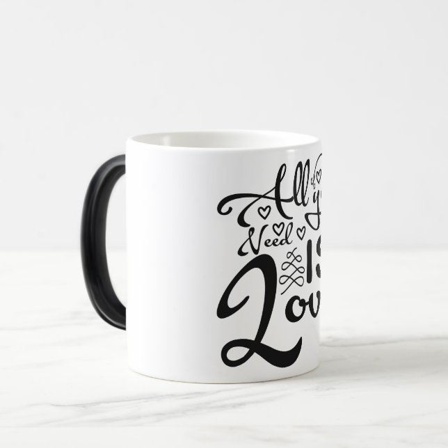 Mug Magic all you need is love (Devant gauche)