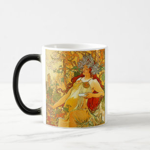 Mug Magic Alphonse Mucha Art Nouveau Automne