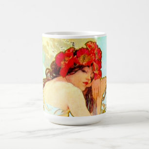 Mug Magic Alphonse Mucha Art Nouveau Été