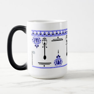 Mug Magic Alpona Design bleu