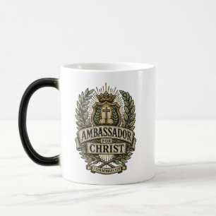 Mug Magic Ambassadeur pour Christ Croix Chrétienne Écriture